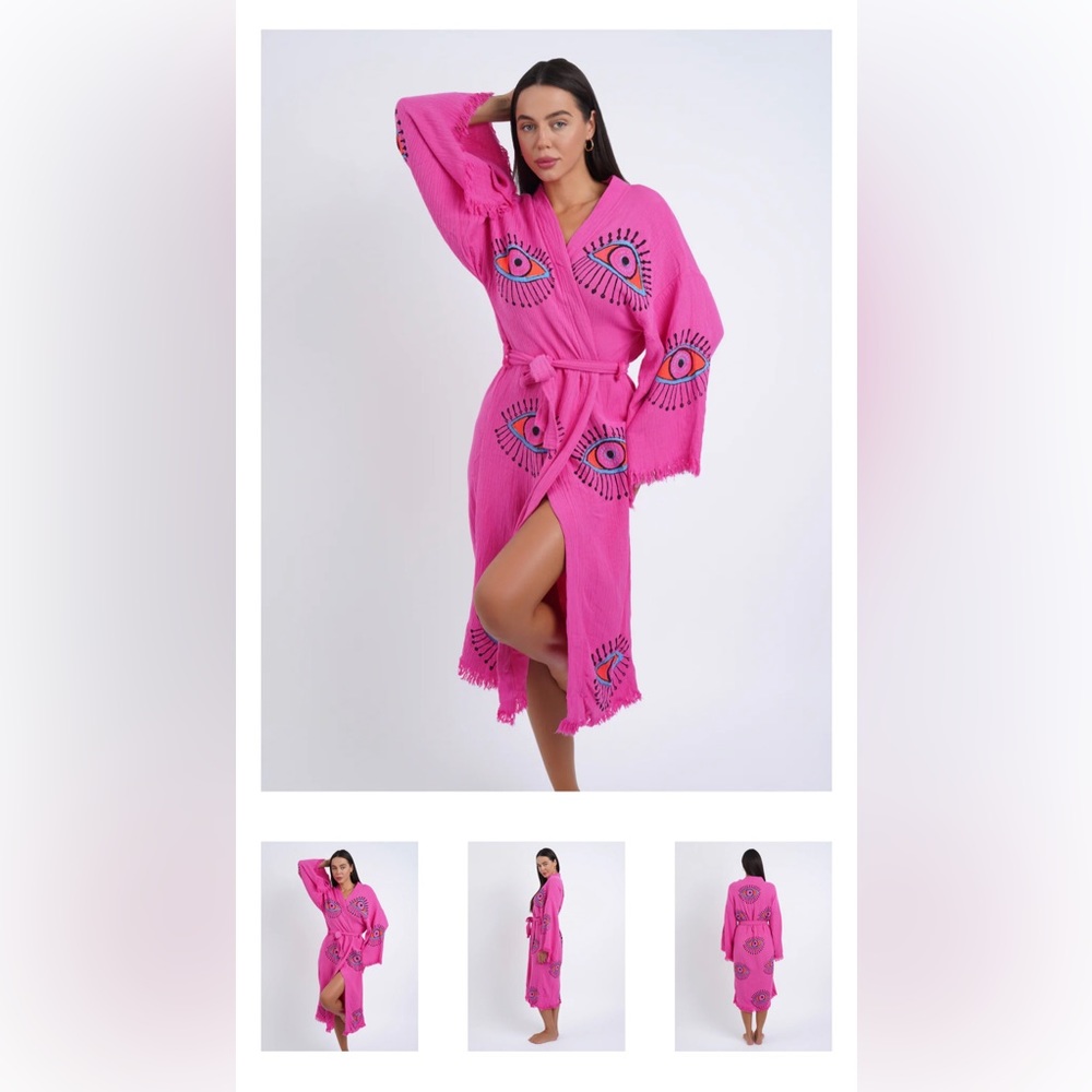 Turkish Cotton Robe OS New WO Tags